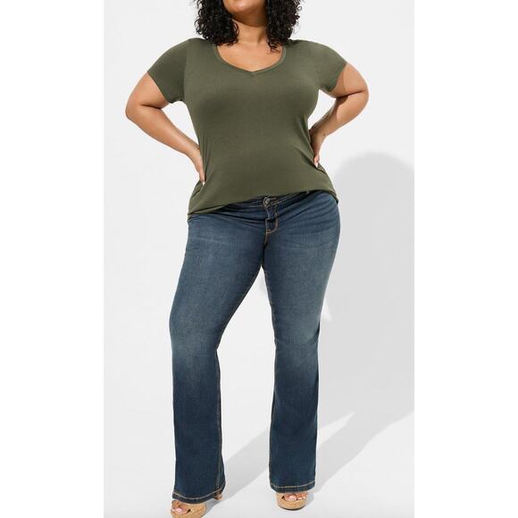 Torrid Luxe Slim Boot Super Stretch Rainstorm Jeans NWT Women's Sz 22R Casual - Picture 8 of 8